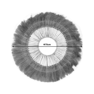 pak-337-000012-1 ΔΙΑΚΟΣΜΗΤΙΚΟ ΤΟΙΧΟΥ RAMINE INART ΜΠΑΝΑΝΑ ΞΥΛΟ ΣΕ ΦΥΣΙΚΗ ΑΠΟΧΡΩΣΗ Φ70X10ΕΚ
