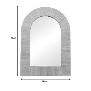 pak-337-000027-1 ΚΑΘΡΕΠΤΗΣ KOIN INART ΜΠΑΝΑΝΑ ΞΥΛΟ ΣΕ ΦΥΣΙΚΗ ΑΠΟΧΡΩΣΗ 78X78X8ΕΚ