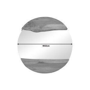 pak-338-000007-2 ΚΑΘΡΕΠΤΗΣ ALKMEN PAKOWORLD TEAK ΞΥΛΟ ΣΕ ΦΥΣΙΚΗ ΑΠΟΧΡΩΣΗ Φ60X4ΕΚ