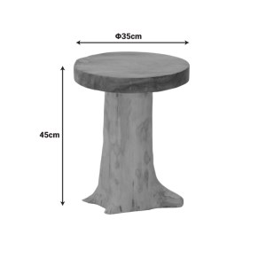 pak-338-000019-4 ΣΚΑΜΠΟ FERANTO PAKOWORLD TEAK ΞΥΛΟ ΣΕ ΦΥΣΙΚΗ ΑΠΟΧΡΩΣΗ Φ35X45ΕΚ
