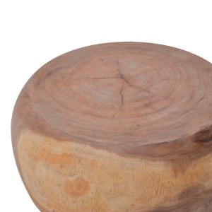 pak-338-000023-2 ΤΡΑΠΕΖΙ ΣΑΛΟΝΙΟΥ TERRA PAKOWORLD SUAR ΞΥΛΟ ΣΕ ΦΥΣΙΚΗ ΑΠΟΧΡΩΣΗ Φ60X36ΕΚ