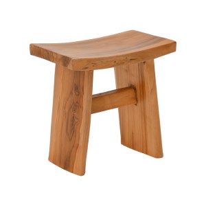 pak-338-000029 ΣΚΑΜΠΟ BORBE PAKOWORLD TEAK ΞΥΛΟ ΣΕ ΦΥΣΙΚΗ ΑΠΟΧΡΩΣΗ 45X28X45ΕΚ