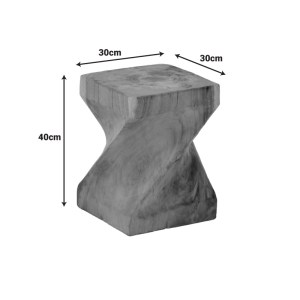 pak-338-000031-3 ΣΚΑΜΠΟ TWISTER PAKOWORLD SUAR ΞΥΛΟ ΣΕ ΦΥΣΙΚΗ ΑΠΟΧΡΩΣΗ 30X30X45ΕΚ