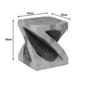 pak-338-000035-3 ΣΚΑΜΠΟ REKTAN PAKOWORLD SUAR ΞΥΛΟ ΣΕ ΦΥΣΙΚΗ ΑΠΟΧΡΩΣΗ 35X35X40ΕΚ