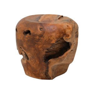 pak-338-000037 ΣΚΑΜΠΟ BOLARE PAKOWORLD TEAK ΞΥΛΟ ΣΕ ΦΥΣΙΚΗ ΑΠΟΧΡΩΣΗ Φ40X35ΕΚ