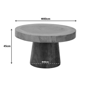 pak-338-000046-4 ΤΡΑΠΕΖΙ ΣΑΛΟΝΙΟΥ NEPAL PAKOWORLD SUAR ΞΥΛΟ ΣΕ ΦΥΣΙΚΗ ΑΠΟΧΡΩΣΗ Φ80X45ΕΚ