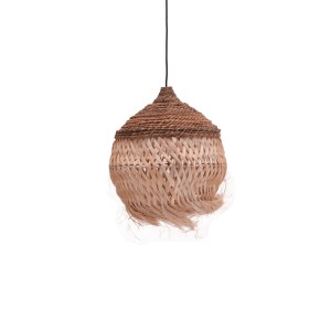 pak-339-000019 ΦΩΤΙΣΤΙΚΟ ΟΡΟΦΗΣ FIORINE INART ABACA ΣΕ ΦΥΣΙΚΟ ΧΡΩΜΑ Φ35X45ΕΚ