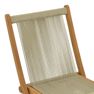 pak-340-000002-5 ΚΑΡΕΚΛΑ BANOU PAKOWORLD TEAK ΞΥΛΟ ΚΑΙ ΣΧΟΙΝΙ ΣΕ ΦΥΣΙΚΗ ΑΠΟΧΡΩΣΗ 51.5X58X88ΕΚ