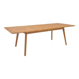 pak-340-000003-2 ΤΡΑΠΕΖΙ PINO PAKOWORLD ΕΠΕΚΤΕΙΝΟΜΕΝΟ TEAK ΞΥΛΟ ΣΕ ΦΥΣΙΚΗ ΑΠΟΧΡΩΣΗ 180/240X100X75ΕΚ