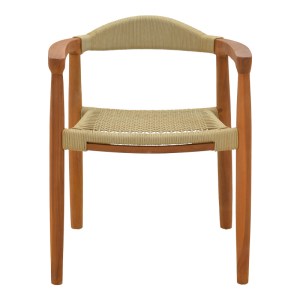 pak-340-000019-4 ΠΟΛΥΘΡΟΝΑ GANNY PAKOWORLD TEAK ΞΥΛΟ ΚΑΙ PE ΣΧΟΙΝΙ ΣΕ ΦΥΣΙΚΗ ΑΠΟΧΡΩΣΗ 61X58X71ΕΚ