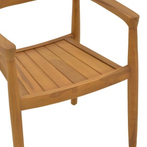 pak-340-000021-8 ΠΟΛΥΘΡΟΝΑ GANNY PAKOWORLD TEAK ΞΥΛΟ ΣΕ ΦΥΣΙΚΗ ΑΠΟΧΡΩΣΗ 59X56X71ΕΚ