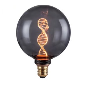 pak-342-000067 ΛΑΜΠΤΗΡΑΣ LED RN-DNA G125 BULB PAKOWORLD 3.5W E27 220-240V SMOKE ΓΚΡΙ