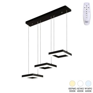 pak-342-000101 ΦΩΤΙΣΤΙΚΟ ΟΡΟΦΗΣ ΤΡΙΦΩΤΟ BENOR PAKOWORLD LED ΜΕΤΑΛΛΟ ΜΑΥΡΟ 70X20X15ΕΚ