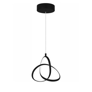pak-342-000132 ΦΩΤΙΣΤΙΚΟ ΟΡΟΦΗΣ TRINITY PAKOWORLD LED ΜΕΤΑΛΛΟ ΜΑΥΡΟ Φ22X100ΕΚ