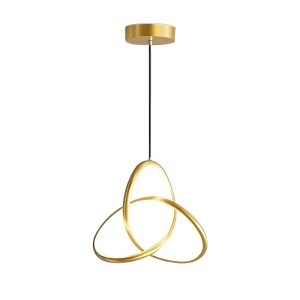 pak-342-000133 ΦΩΤΙΣΤΙΚΟ ΟΡΟΦΗΣ TRINITY PAKOWORLD LED ΜΕΤΑΛΛΟ ΧΡΥΣΟ Φ22X100ΕΚ