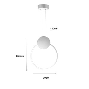 pak-342-000147-2 ΦΩΤΙΣΤΙΚΟ ΟΡΟΦΗΣ GANDEN PAKOWORLD LED ΧΡΥΣΟ ΜΕΤΑΛΛΙΚΟ Φ26,5X20ΕΚ