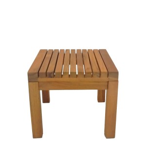 pak-343-000009-2 ΤΡΑΠΕΖΙ ΠΑΡΑΛΙΑΣ POLY PAKOWORLD TEAK ΞΥΛΟ ΣΕ ΦΥΣΙΚΗ ΑΠΟΧΡΩΣΗ 35X35X30ΕΚ