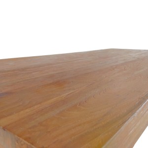 pak-343-000015-4 ΤΡΑΠΕΖΙ WOOLY PAKOWORLD TEAK ΞΥΛΟ ΣΕ ΦΥΣΙΚΗ ΑΠΟΧΡΩΣΗ 220X90X75ΕΚ