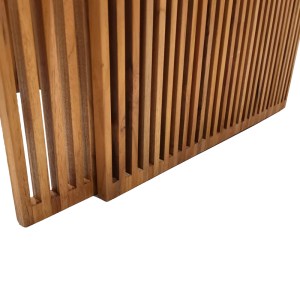 pak-343-000028-6 ΤΡΑΠΕΖΙ TINNIE PAKOWORLD ΣΕΤ 2ΤΕΜ TEAK ΞΥΛΟ ΣΕ ΦΥΣΙΚΗ ΑΠΟΧΡΩΣΗ
