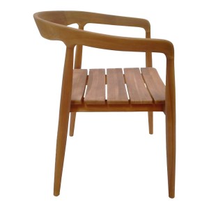 pak-343-000043-3 ΤΡΑΠΕΖΑΡΙΑ 3ΤΕΜ NOODY-KENDA I PAKOWORLD TEAK ΞΥΛΟ ΣΕ ΦΥΣΙΚΗ ΑΠΟΧΡΩΣΗ Φ80X75