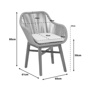 pak-343-000065-9 ΤΡΑΠΕΖΑΡΙΑ KALIE-KENDA I PAKOWORLD ΣΕΤ 7ΤΕΜ ΣΕ ΦΥΣΙΚΗ-ΜΠΕΖ ΑΠΟΧΡΩΣΗ Φ120X75ΕΚ