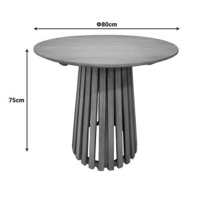 pak-343-000068-7 ΤΡΑΠΕΖΑΡΙΑ KALIE-KENDA Ι PAKOWORLD ΣΕΤ 7ΤΕΜ ΣΕ ΦΥΣΙΚΗ-ΜΠΕΖ ΑΠΟΧΡΩΣΗ Φ80X75ΕΚ