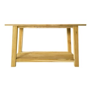 pak-343-000086 ΚΟΝΣΟΛΑ DECOZA PAKOWORLD TEAK ΞΥΛΟ ΣΕ ΦΥΣΙΚΗ ΑΠΟΧΡΩΣΗ 140X40X80ΕΚ
