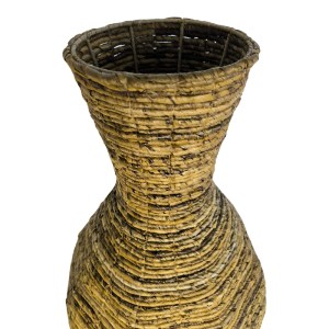 pak-343-000097-1 ΔΙΑΚΟΣΜΗΤΙΚΟ ΒΑΖΟ LERPON INART BANANA ROPE ΣΕ ΦΥΣΙΚΗ ΑΠΟΧΡΩΣΗ Φ40X100ΕΚ