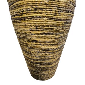 pak-343-000097-2 ΔΙΑΚΟΣΜΗΤΙΚΟ ΒΑΖΟ LERPON INART BANANA ROPE ΣΕ ΦΥΣΙΚΗ ΑΠΟΧΡΩΣΗ Φ40X100ΕΚ