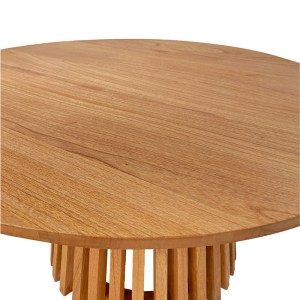 pak-343-000121-2 ΤΡΑΠΕΖΙ ΣΑΛΟΝΙΟΥ KENDA I PAKOWORLD MINDI ΞΥΛΟ ΣΕ ΦΥΣΙΚΗ ΑΠΟΧΡΩΣΗ Φ80X45ΕΚ