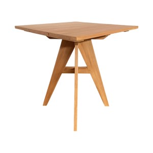 pak-343-000124 ΤΡΑΠΕΖΙ CADRADA PAKOWORLD TEAK ΞΥΛΟ ΣΕ ΦΥΣΙΚΗ ΑΠΟΧΡΩΣΗ 70X70X76ΕΚ