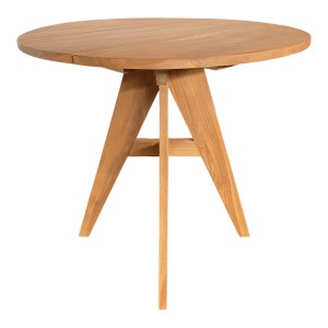 pak-343-000127 ΤΡΑΠΕΖΙ CADRADA PAKOWORLD TEAK ΞΥΛΟ ΣΕ ΦΥΣΙΚΗ ΑΠΟΧΡΩΣΗ Φ80X76ΕΚ