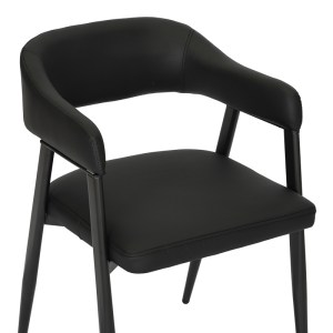 pak-350-000028-6 ΠΟΛΥΘΡΟΝΑ SEZAN PAKOWORLD PU ΣΕ ΜΑΥΡΗ ΑΠΟΧΡΩΣΗ 56X55X78ΕΚ