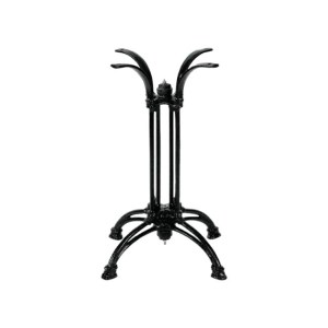 pak-355-000010 ΒΑΣΗ ΤΡΑΠΕΖΙΟΥ ASTU PAKOWORLD ΜΕΤΑΛΛΙΚΗ ΣΕ ΜΑΥΡΗ ΑΠΟΧΡΩΣΗ 42X42X72ΕΚ