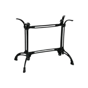 pak-355-000016 ΒΑΣΗ ΤΡΑΠΕΖΙΟΥ BASA PAKOWORLD ΜΕΤΑΛΛΙΚΗ ΣΕ ΜΑΥΡΗ ΑΠΟΧΡΩΣΗ 82X48X72ΕΚ