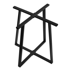 pak-355-000027 ΒΑΣΗ ΤΡΑΠΕΖΙΟΥ ΜΠΑΡ MULBE I PAKOWORLD ΜΕΤΑΛΛΙΚΗ ΣΕ ΜΑΥΡΗ ΑΠΟΧΡΩΣΗ 50X50X90ΕΚ