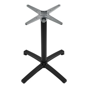 pak-355-000032-1 ΒΑΣΗ ΤΡΑΠΕΖΙΟΥ LEVO PAKOWORLD ΜΕΤΑΛΛΙΚΗ ΣΕ ΜΑΥΡΗ ΑΠΟΧΡΩΣΗ 69X69X73ΕΚ