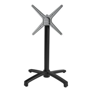 pak-355-000032-2 ΒΑΣΗ ΤΡΑΠΕΖΙΟΥ LEVO PAKOWORLD ΜΕΤΑΛΛΙΚΗ ΣΕ ΜΑΥΡΗ ΑΠΟΧΡΩΣΗ 69X69X73ΕΚ