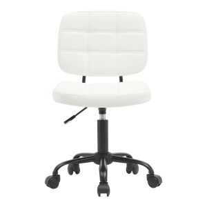 pak-360-000010-3 ΚΑΡΕΚΛΑ ΓΡΑΦΕΙΟΥ SEDIA PAKOWORLD PU ΣΕ ΛΕΥΚΗ ΑΠΟΧΡΩΣΗ 50X50X75-85ΕΚ