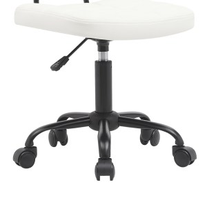 pak-360-000010-6 ΚΑΡΕΚΛΑ ΓΡΑΦΕΙΟΥ SEDIA PAKOWORLD PU ΣΕ ΛΕΥΚΗ ΑΠΟΧΡΩΣΗ 50X50X75-85ΕΚ