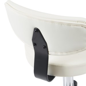 pak-360-000017-6 ΚΑΡΕΚΛΑ ΓΡΑΦΕΙΟΥ ΤΡΟΧΗΛΑΤΗ MAFESHI PAKOWORLD PU ΣΕ ΛΕΥΚΗ ΑΠΟΧΡΩΣΗ 45X44X70-82ΕΚ