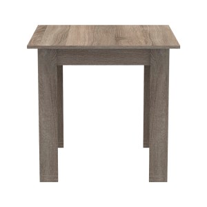 pak-361-000007-2 ΤΡΑΠΕΖΙ MANKA I PAKOWORLD ΣΕ SONOMA TRUFFLE ΑΠΟΧΡΩΣΗ 80X80X77ΕΚ