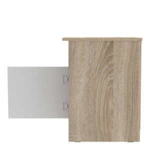 pak-361-000035-3 ΚΟΜΟΔΙΝΟ GALDI PAKOWORLD ΣΕ SONOMA-ΛΕΥΚΗ ΑΠΟΧΡΩΣΗ 40X45X60ΕΚ