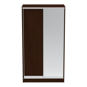 pak-361-000049-2 ΝΤΟΥΛΑΠΑ ΔΙΦΥΛΛΗ ΣΥΡΟΜΕΝΗ ΜΕ ΚΑΘΡΕΦΤΗ KORREDOR PAKOWORLD ΣΕ WENGE ΑΠΟΧΡΩΣΗ 120X60X220ΕΚ