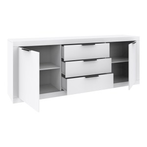 pak-361-000107-2 ΜΠΟΥΦΕΣ DOHA PAKOWORLD ΣΕ ΛΕΥΚΗ ΑΠΟΧΡΩΣΗ 210X45X80.5ΕΚ