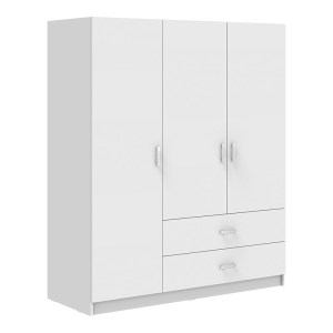 pak-361-000125-1 ΝΤΟΥΛΑΠΑ ΤΡΙΦΥΛΛΗ ROYAL PAKOWORLD ΜΕ ΣΥΡΤΑΡΙΑ ΚΑΙ ΠΑΤΑΡΙ ΛΕΥΚΟ 150X58X230ΕΚ