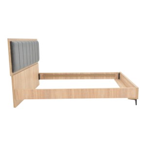 pak-362-000005-2 ΚΡΕΒΑΤΙ ΔΙΠΛΟ MONACOL PAKOWORLD ΣΕ ΦΥΣΙΚΗ ΜΕ ΑΝΘΡΑΚΙ ΑΠΟΧΡΩΣΗ 160X200ΕΚ