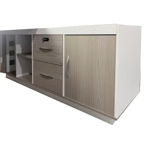 pak-367-000001-3 ΓΡΑΦΕΙΟ ΕΡΓΑΣΙΑΣ ΕΠΑΓΓΕΛΜΑΤΙΚΟ ΑΝΑΣΤΡΕΨΙΜΟ ARMADI PAKOWORLD ΓΩΝΙΑΚΟ ΣΕ SONOMA-ΛΕΥΚΗ ΑΠΟΧΡΩΣΗ 160X80X75ΕΚ