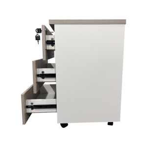 pak-367-000016-3.png ΣΥΡΤΑΡΙΕΡΑ ΓΡΑΦΕΙΟΥ ΤΡΟΧΗΛΑΤΗ ARMADI PAKOWORLD ΣΕ SONOMA-ΛΕΥΚΗ ΑΠΟΧΡΩΣΗ 40X40X55ΕΚ