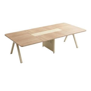 pak-367-000036 ΤΡΑΠΕΖΙ ΣΥΝΕΔΡΙΑΣΕΩΝ AZARI PAKOWORLD ΣΕ OAK-ΜΠΕΖ ΑΠΟΧΡΩΣΗ 240X120X75ΕΚ